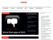 Tablet Screenshot of mactips.info